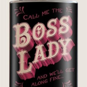 call me boss lady and we will get along just fine, groomsmen gift, bridesmaid gift, wedding party gift, wedding gift, vintage, flasks, bar, bar accessories, travel, metal flask, barware, alcohol accessories, retro, drinkware, drink ware, trixie milo, tr